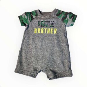 Child of Mine "Little Brother" One Piece Outfit - Size 0-3 Months (9-1)